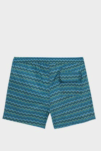 Shop Missoni Zigzag Swim Shorts