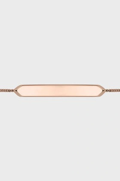 Shop Monica Vinader Baja Skinny Diamond Bracelet In Metallic