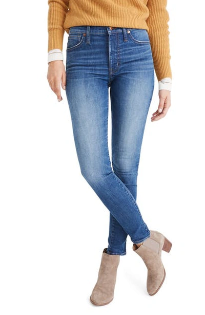 Shop Madewell Mid Rise Skinny Jeans In Pendale Wash