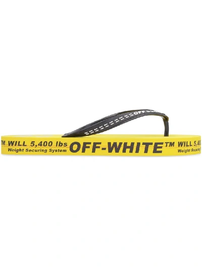 Shop Off-white Rubber Flip Flops