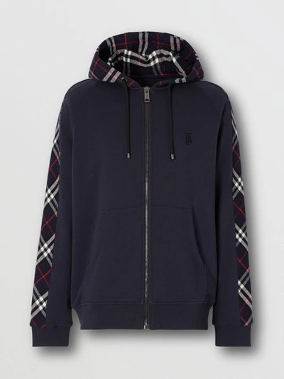 Shop Burberry V In Navy