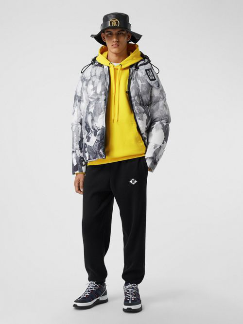 yellow burberry hoodie