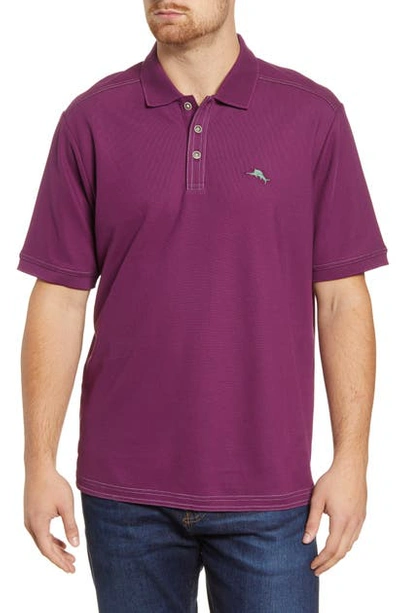 Shop Tommy Bahama Emfielder 2.0 Polo In Purple Galaxy