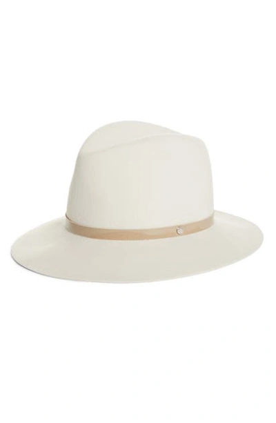 Shop Rag & Bone Floppy Felted Wool Brim Fedora In Beige