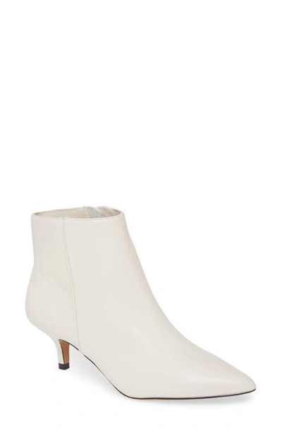 Shop Kensie Damiana Bootie In White Leather