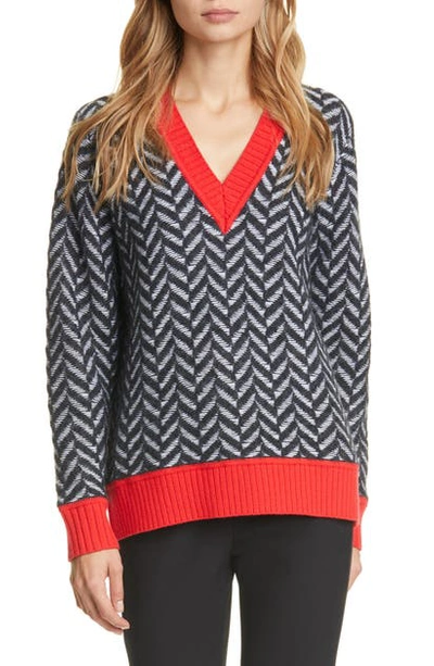 Shop Rag & Bone Biata Wool & Cashmere Blend Sweater In Black