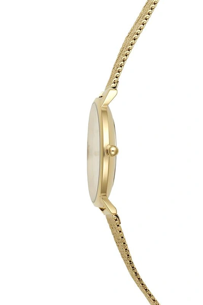 Shop Rebecca Minkoff Gold Mesh Designer Watch For Women | Major 35mm |  In Silver