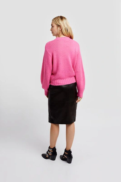 Shop Rebecca Minkoff Lillian Sweater In Bright Pink