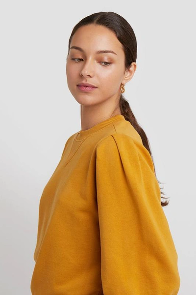 Shop Rebecca Minkoff Scarlette Sweatshirt In Golden Yellow