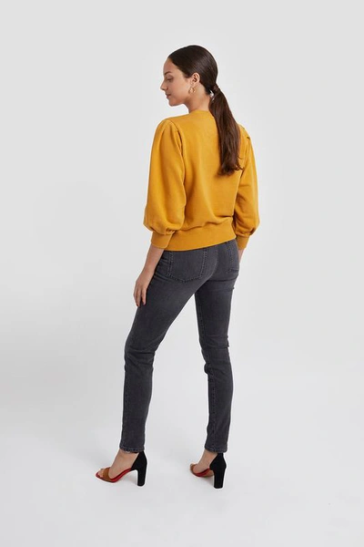 Shop Rebecca Minkoff Scarlette Sweatshirt In Golden Yellow