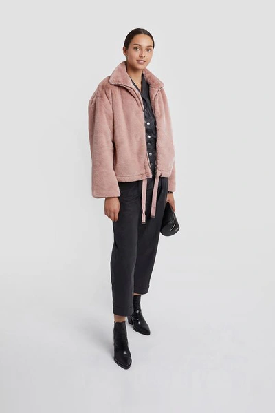 Shop Rebecca Minkoff Brigit Jacket In Pale Pink