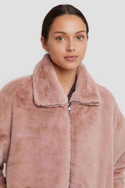 Shop Rebecca Minkoff Brigit Jacket In Pale Pink