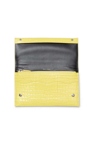 Shop Rebecca Minkoff Wallet Clutch In Capr Yellow