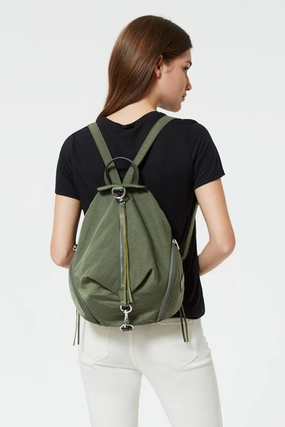 Shop Rebecca Minkoff Julian Nylon Backpack In Olive