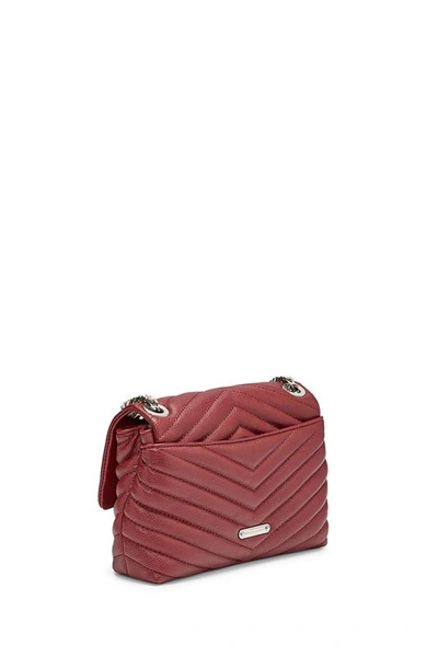 Shop Rebecca Minkoff Edie Crossbody In Pinot Noir