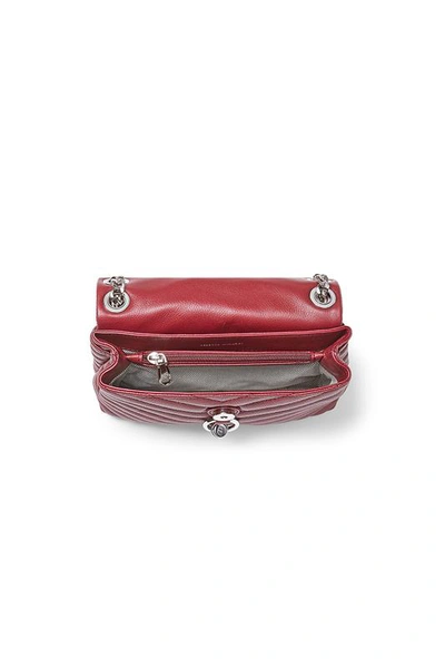 Shop Rebecca Minkoff Edie Crossbody In Pinot Noir