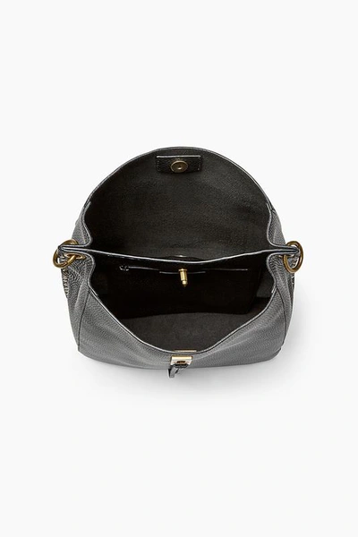 Shop Rebecca Minkoff Black Leather Darren Shoulder Bag |