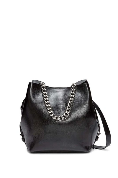 Shop Rebecca Minkoff Kate Medium Convertible Bucket Bag In Black