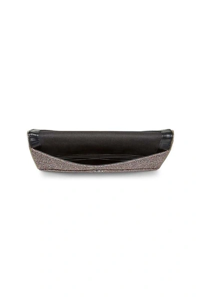 Shop Rebecca Minkoff Glitter Leo Clutch In Multi