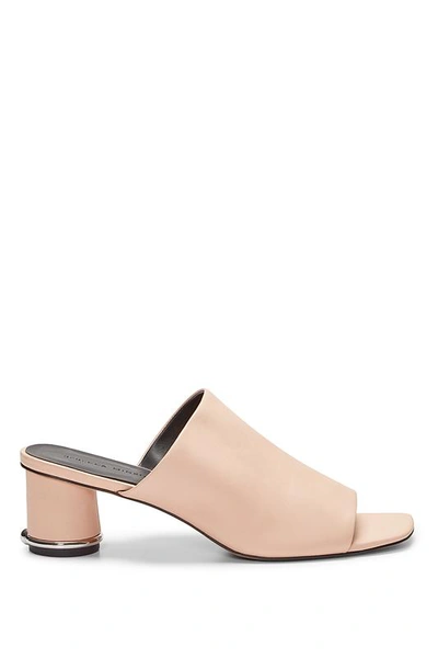 Shop Rebecca Minkoff Neutral Open-toed Mule | Light Pink Aceline Mule |  In Rosewood