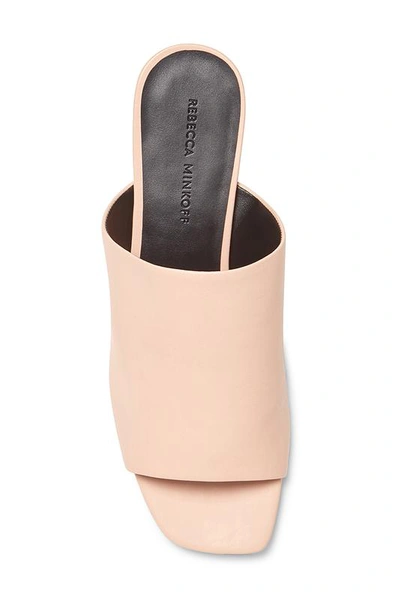 Shop Rebecca Minkoff Neutral Open-toed Mule | Light Pink Aceline Mule |  In Rosewood