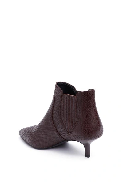 Shop Rebecca Minkoff Deina Too Bootie In Pinot Noir