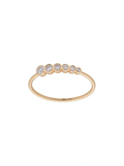 Shop Sophie Bille Brahe 18kt Gold Lune Diamond Ring