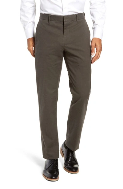 Shop Bonobos Stretch Weekday Warrior Slim Fit Dress Pants In Olive Yarn Dye