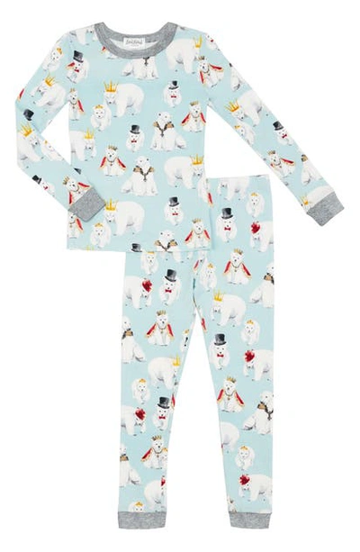 Shop Bedhead Pajamas Polar Bear Print Pajamas In Arctic Aristocrats
