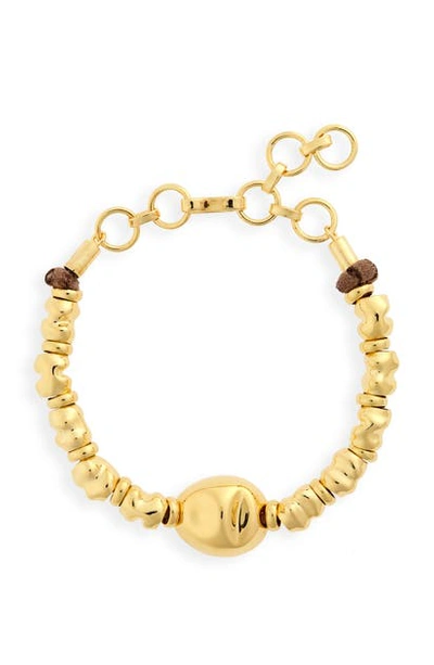Shop Monica Sordo Puerto Bracelet In Gold