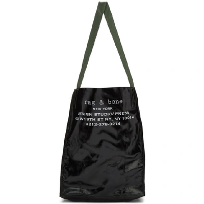 Shop Rag & Bone Rag And Bone Black 425 Packable Tote In 001 Black