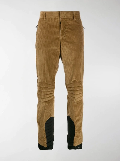 Shop Moncler Genius Grenoble Corduroy Trousers In Brown