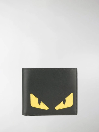 Shop Fendi Bag Bugs-appliqué Wallet In Black