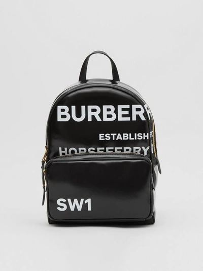 Shop Burberry Horseferry Pr In Black