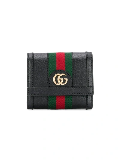 Shop Gucci Ophidia Wallet In Black
