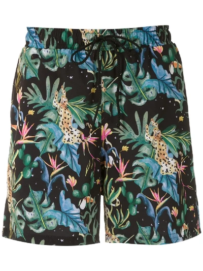 Shop Lygia & Nanny Gil Printed Shorts In Multicolour