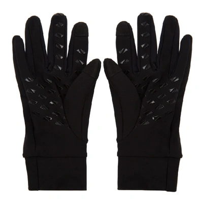 Shop All In Black Reflective Run Gloves