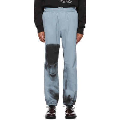 Shop Undercover Blue A Clockwork Orange Alex Print Lounge Pants In Blue Gray