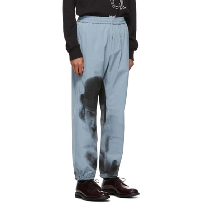 UNDERCOVER 蓝色“A CLOCKWORK ORANGE” ALEX PRINT 运动裤