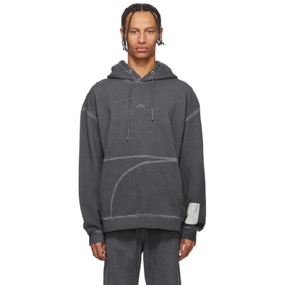 Shop A-cold-wall* Grey Classic Flat Overlock Hoodie