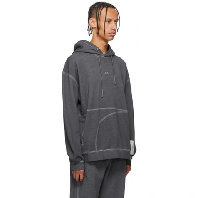 Shop A-cold-wall* Grey Classic Flat Overlock Hoodie