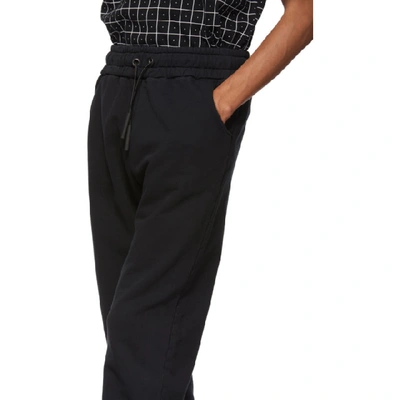 A-COLD-WALL* 黑色 CORE 反光徽标针织运动裤