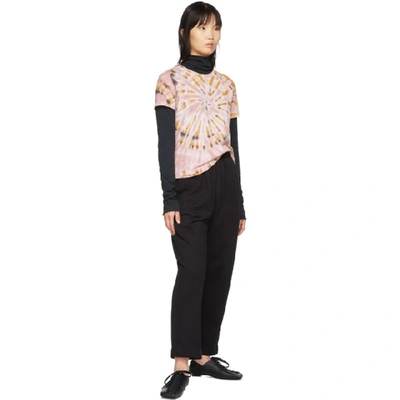 Shop Raquel Allegra Pink Tie-dye Boy T-shirt In Pink Eclips