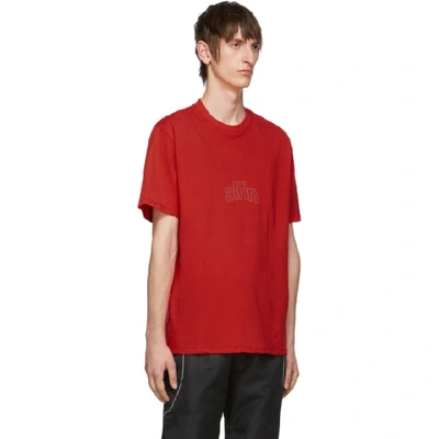 Shop All In Red Arc Outline T-shirt