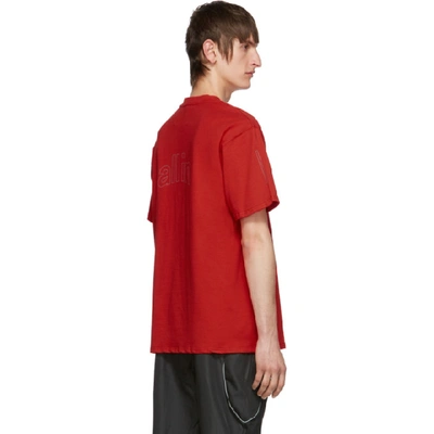 Shop All In Red Arc Outline T-shirt