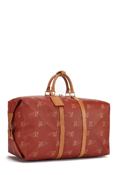 Pre-owned Louis Vuitton Red Lv Cup Boston Bag