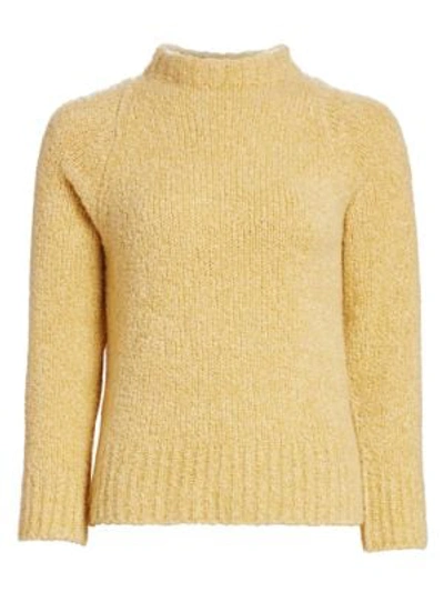 Shop The Row Women's Cera Funnelneck Sweater In Honey Lemon