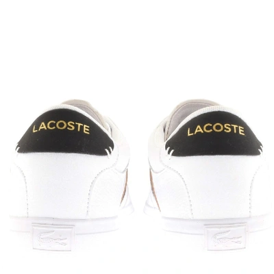 Shop Lacoste Court Master Trainers White