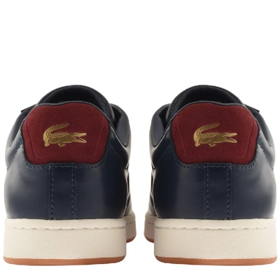 Shop Lacoste Carnaby Evo Trainers Navy