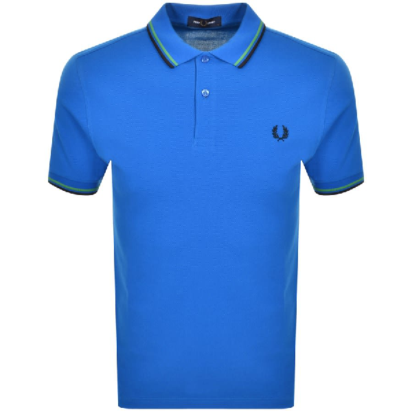 fred perry slim fit twin tipped polo